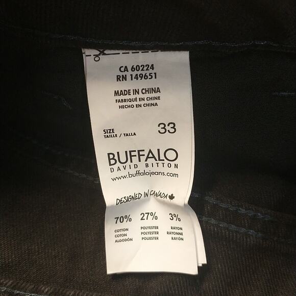 BUFFALO David Bitton Joanna Womens Shorts 33 Super High Rise Denim Distressed - Picture 10 of 11